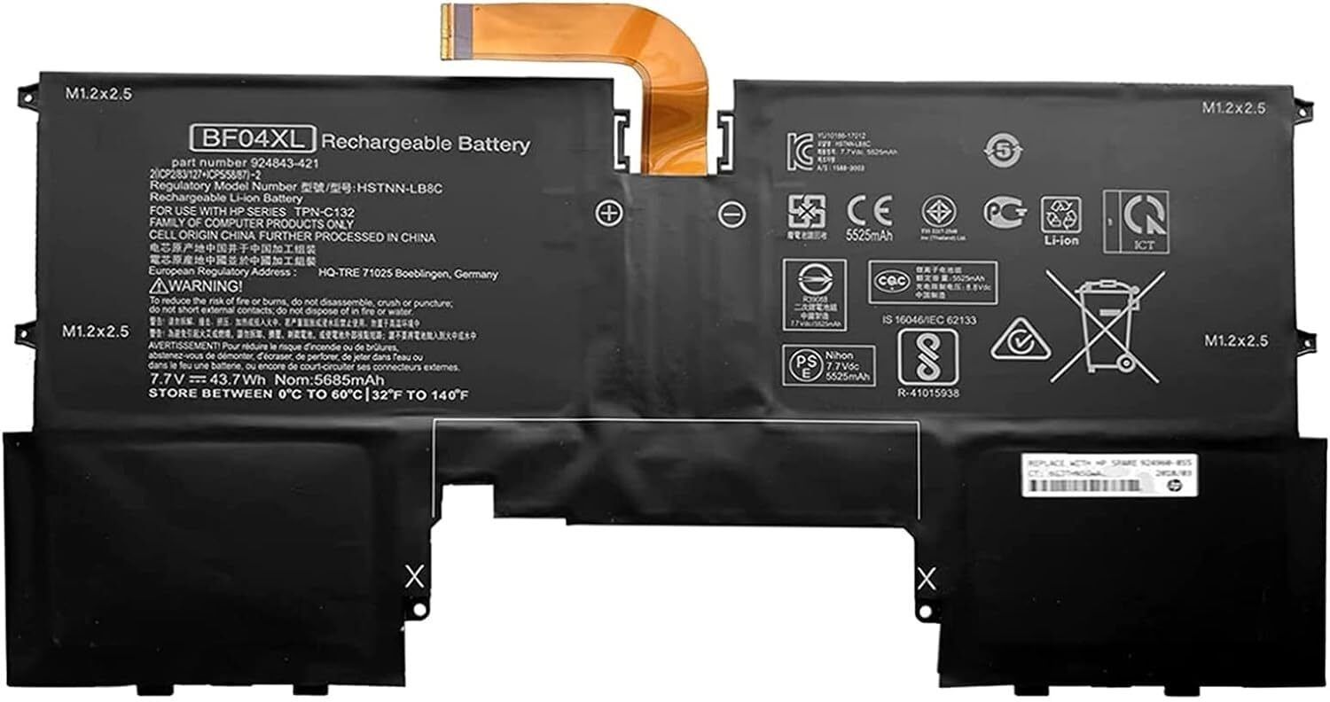 SOLUTIONS-365 BF04XL / HSTNN‑LB8C Battery for Spectre 13 Series (13‑AF / 13‑V) — 7.7 V, 43.7 Wh, 5685 mAh 4 Cell Laptop Battery-image-16