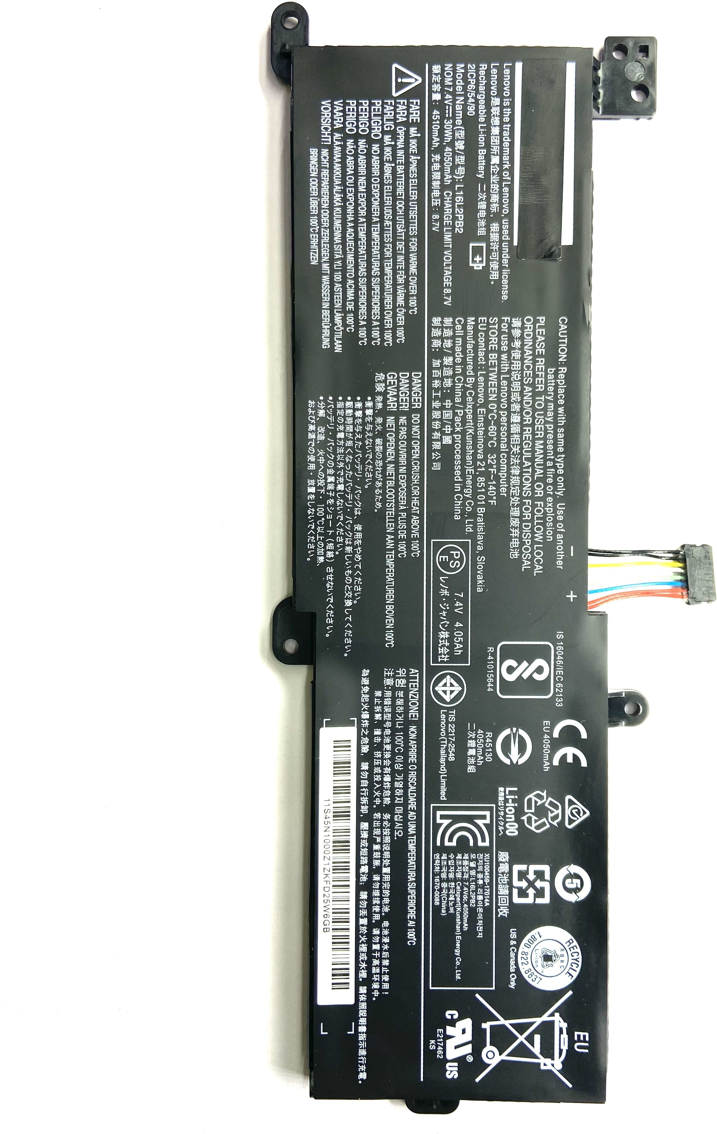 WEFLY Laptop Battery Compatible For Lenovo L16C2PB2 3 Cell Laptop Battery-image-30