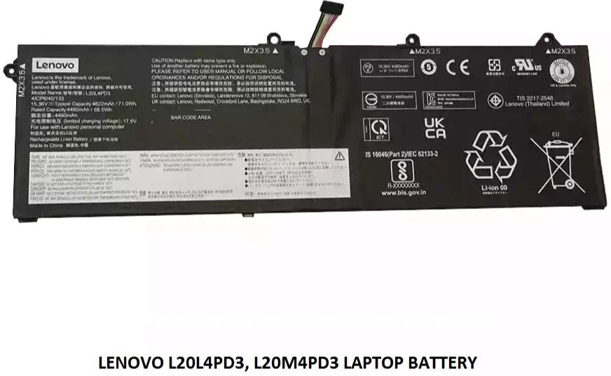 Lenovo L20L4PD3 L20M4PD3 Laptop Battery for ThinkPad E14 Gen 3 Gen 4 / E15 Gen 3 Gen 4 | 3-Cell 11.52V 45Wh 3 Cell Laptop Battery-image-8