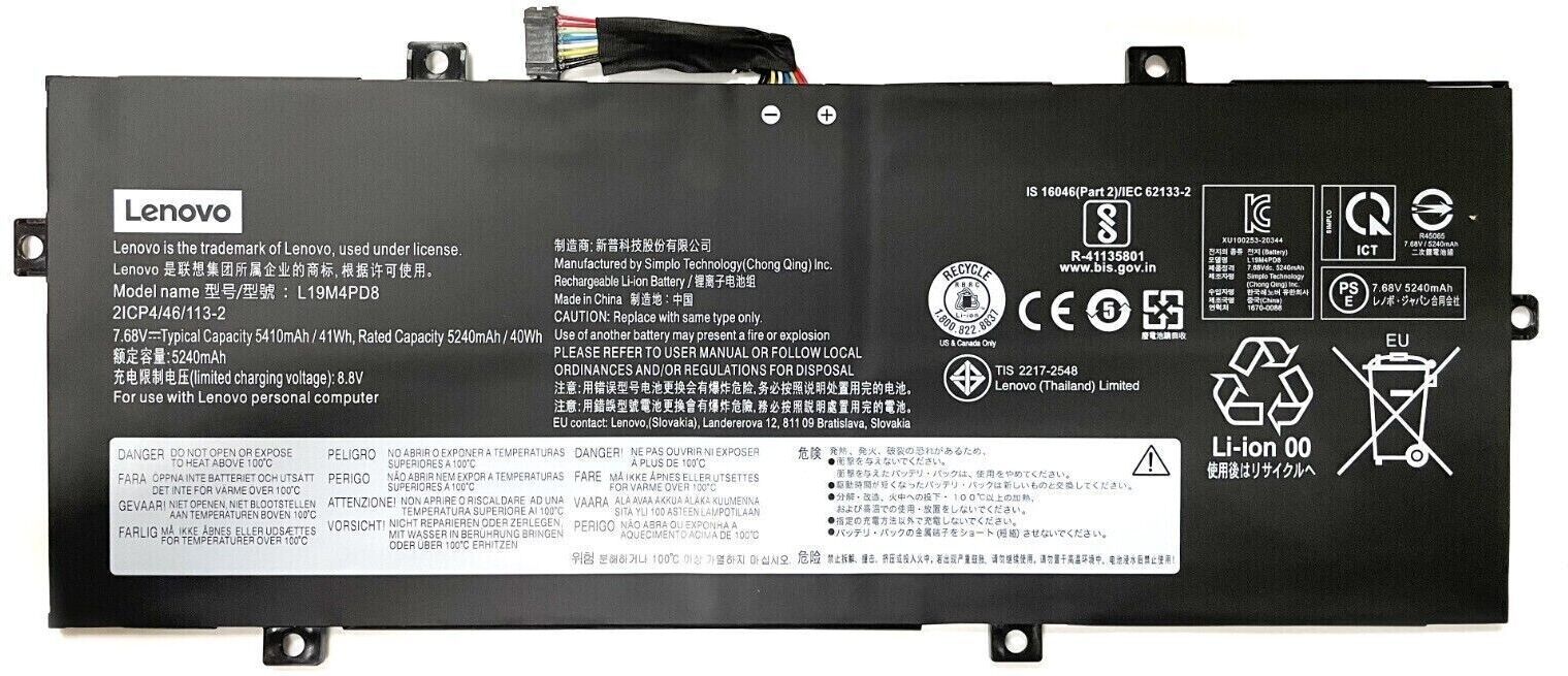 Lenovo L19M4PD8 L19C4PD8 Laptop Battery – 15.36V 4cell Li-ion Rechargeable Battery for Yoga Slim 7-14ARE05 14ITL05 14IIL05 IdeaPad Slim 7 series 4 Cell Laptop Battery-image-37