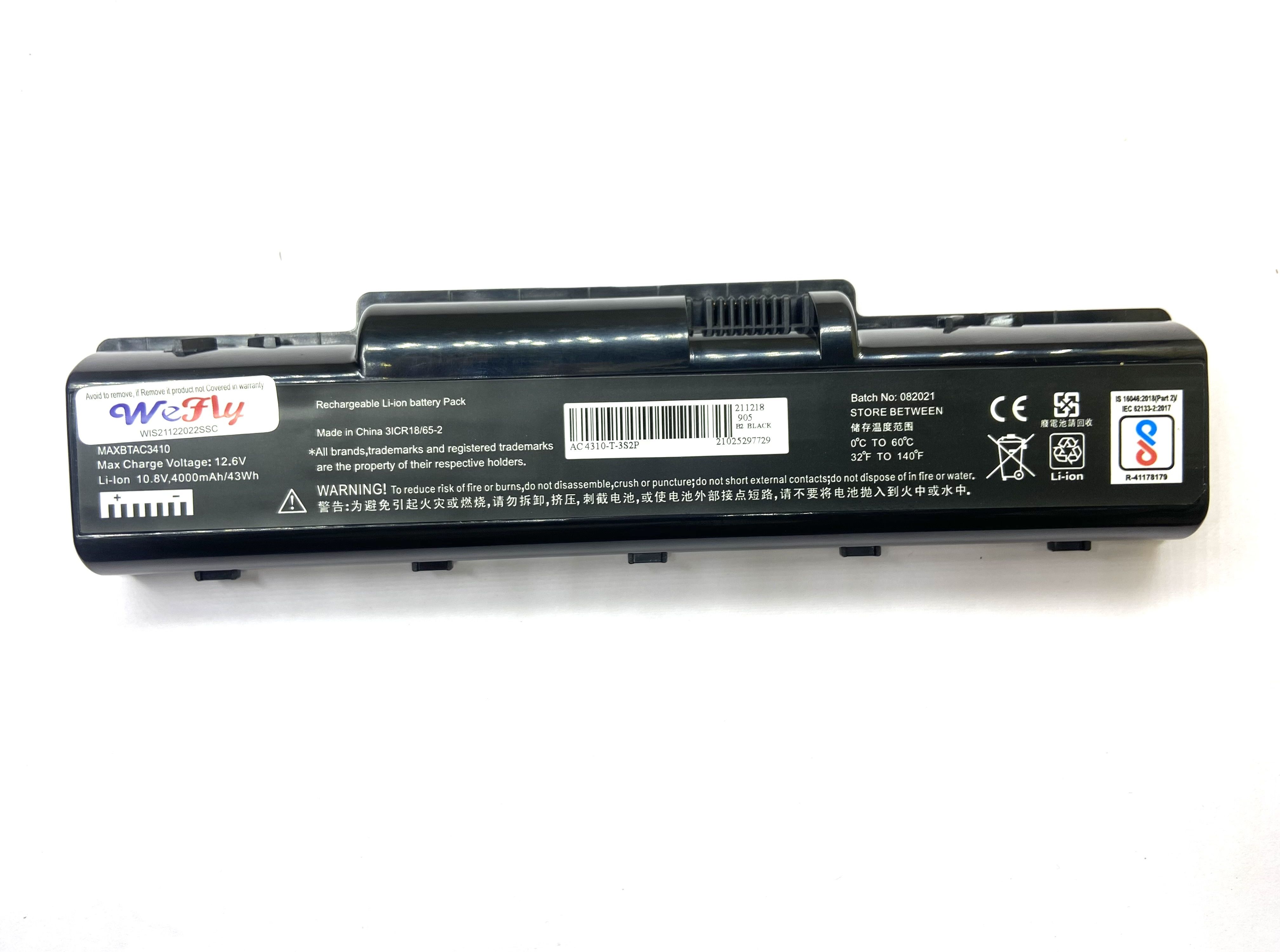 WEFLY Laptop Battery Compatible for Acer Aspire 2930 2930G 2930Z 4230 4310 Series 4315 4330 4520 4520G 4530 4710 4710G 4715Z-3A0512C 4720 4720G 4720Z 4730 4730Z 4730ZG 4920 4920G 4930 4930G 4935 4935G 4520-5141 4315-2904 4530 4530 4730 4720ZG 4715Z 5335 5735 5735Z 4540 4540G 5542G 5235 5236 5241 5300 5332 5335 5335Z 5338 5535 5535-704G32Mn 5536 5536G 5541 6 Cell Laptop Battery-image-44