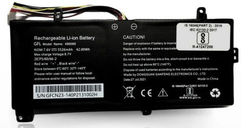 avita 486066 Laptop Battery Compatible with Acer Laptops | 4-Cell, 7.6V, 42Wh / 5526mAh Li-Polymer Internal Battery Pack 4 Cell Laptop Battery-image-34