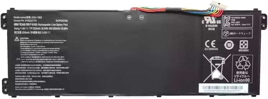 SOLUTIONS-365 SQU-1602 3 Cell Laptop Battery-image-39