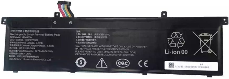 Mi R14B03W Laptop Battery for Xiaomi Notebook Pro 14 2021, RedmiBook Pro 14, Pro X 14 | 4-Cell Li-Polymer 7.7V 56Wh 7273mAh Internal Battery 4 Cell Laptop Battery-image-33