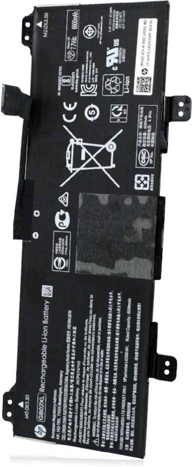 HP GB02XL Laptop Battery for Chromebook x360 11 G1 G2 EE / 11 G6 G7 G8 EE / 14-DB Series | 7.7V 47.3Wh / 6150mAh 2-Cell Li-Ion Rechargeable Battery 3 Cell Laptop Battery-image-32