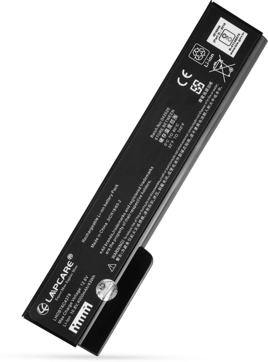 LAPCARE BIS Certified Compatible Laptop Battery for HP EliteBook 8460P 8470P 8570P 8560P ProBook 6470B 6360B 6460B 6465B 6560B 6565B-(Black) 6 Cell Laptop Battery-image-15