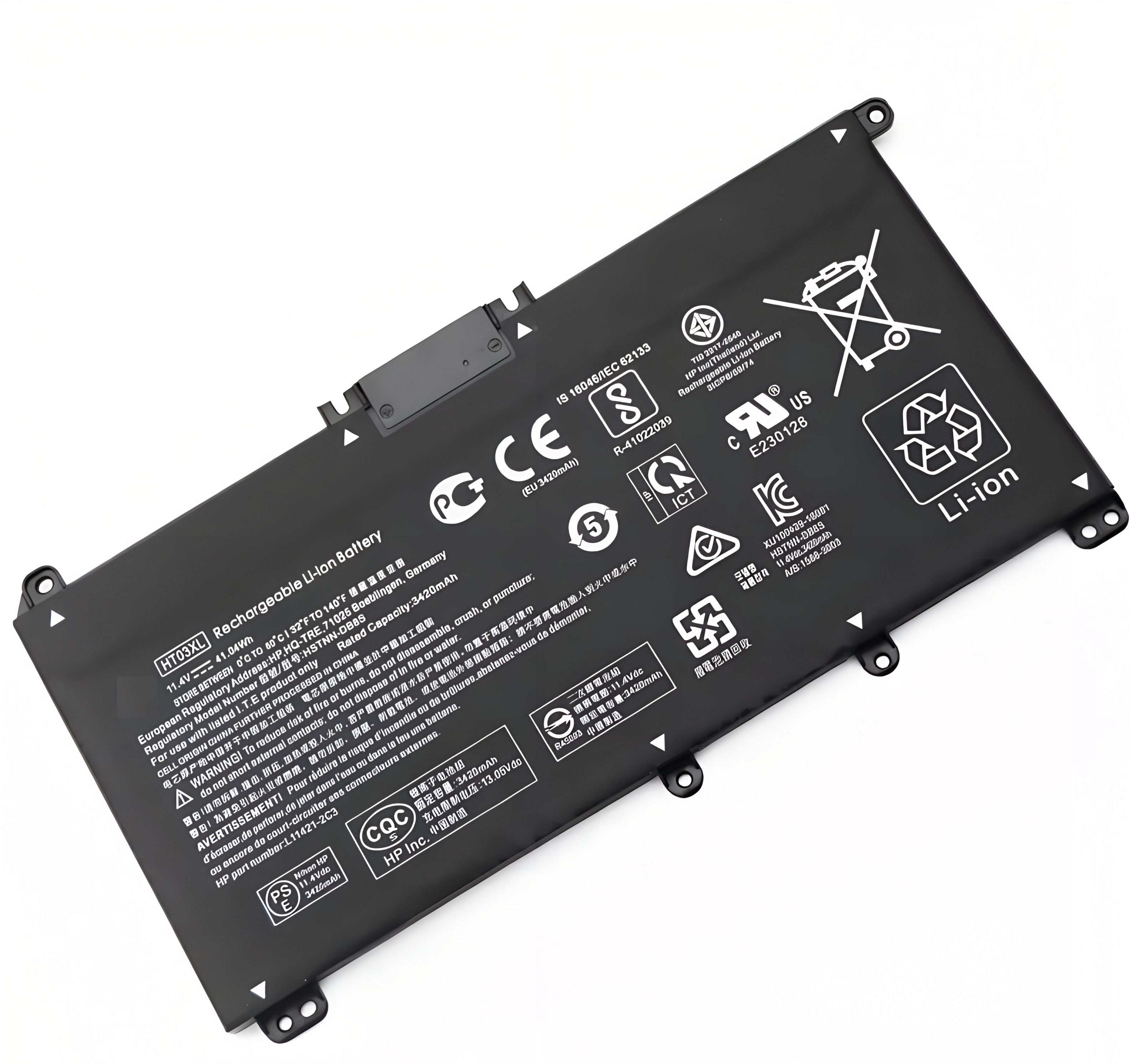 SOLUTIONS-365 Compatible HT03XL battery for HP Pavilion 17-by 17-CA 15-CS 15-DA 15-DB 15-CW 15-DW 15-DY 14-CE 14-CF 14-DF 14-DH 14-CK 14-DQ 15-da0xxx Series 15-cs0053cl 15-da0014dx 17-by1062st L11421-422 HT03041XL 3 Cell Laptop Battery-picture-31