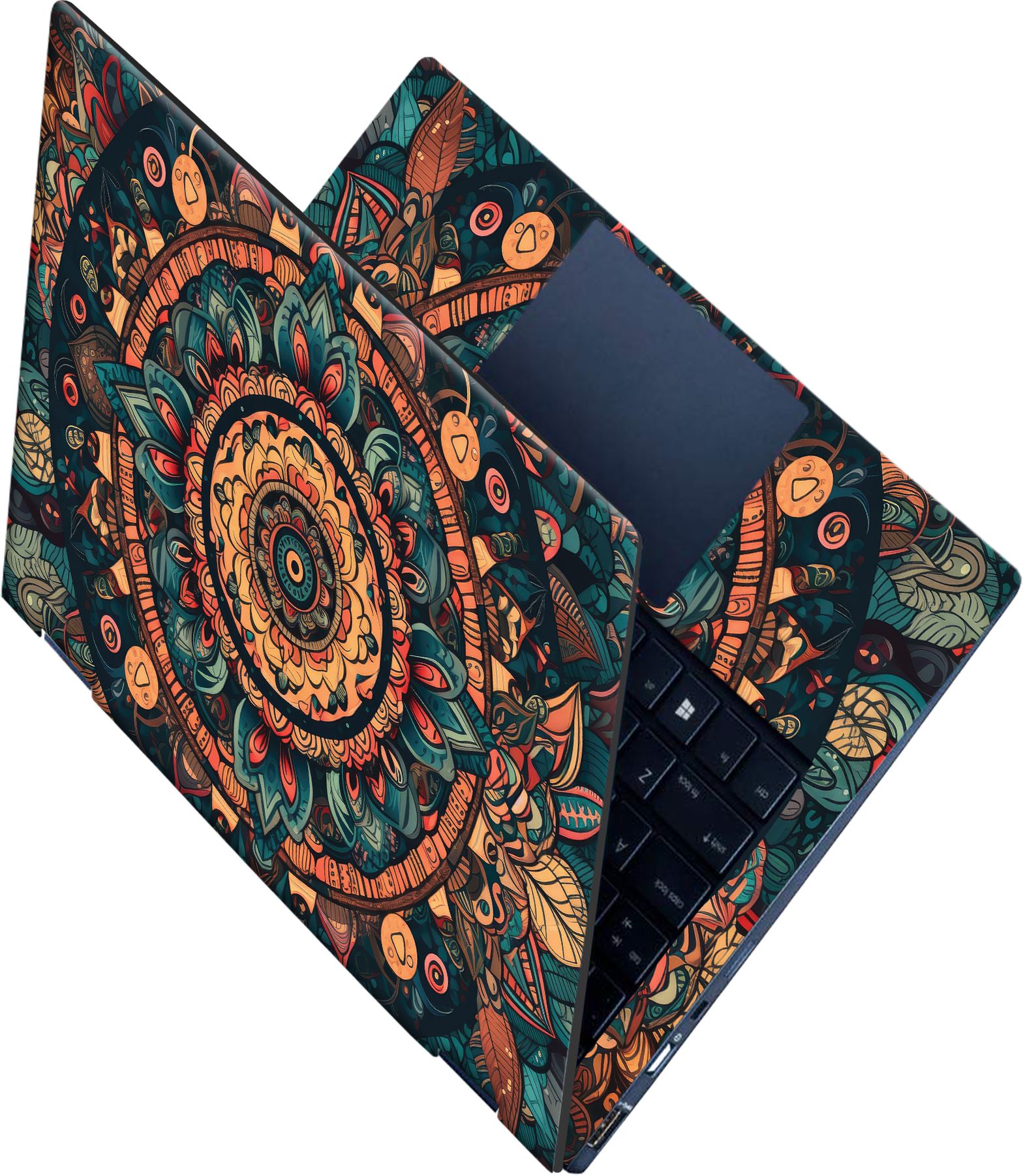 Flipkart SmartBuy _All Panel_Repeating geometric pattern Vinyl Laptop Decal 15.6-image-33