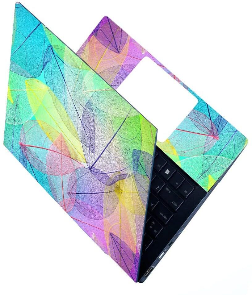 Skinny Full & Body Laptops Skin Bubble-Free HD Quality Sticker FBD_SK34_Multi Patti Babble free Vinyl Laptop Decal 15.6-image-42