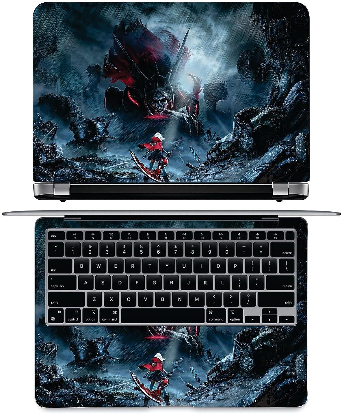 PRINTHUBS Full body Anime Laptop Skin Decal Sticker Scratch & Bubble Free For Hp Dell D22 Vinyl Laptop Skin Compatible for 15.6 inch-image-31
