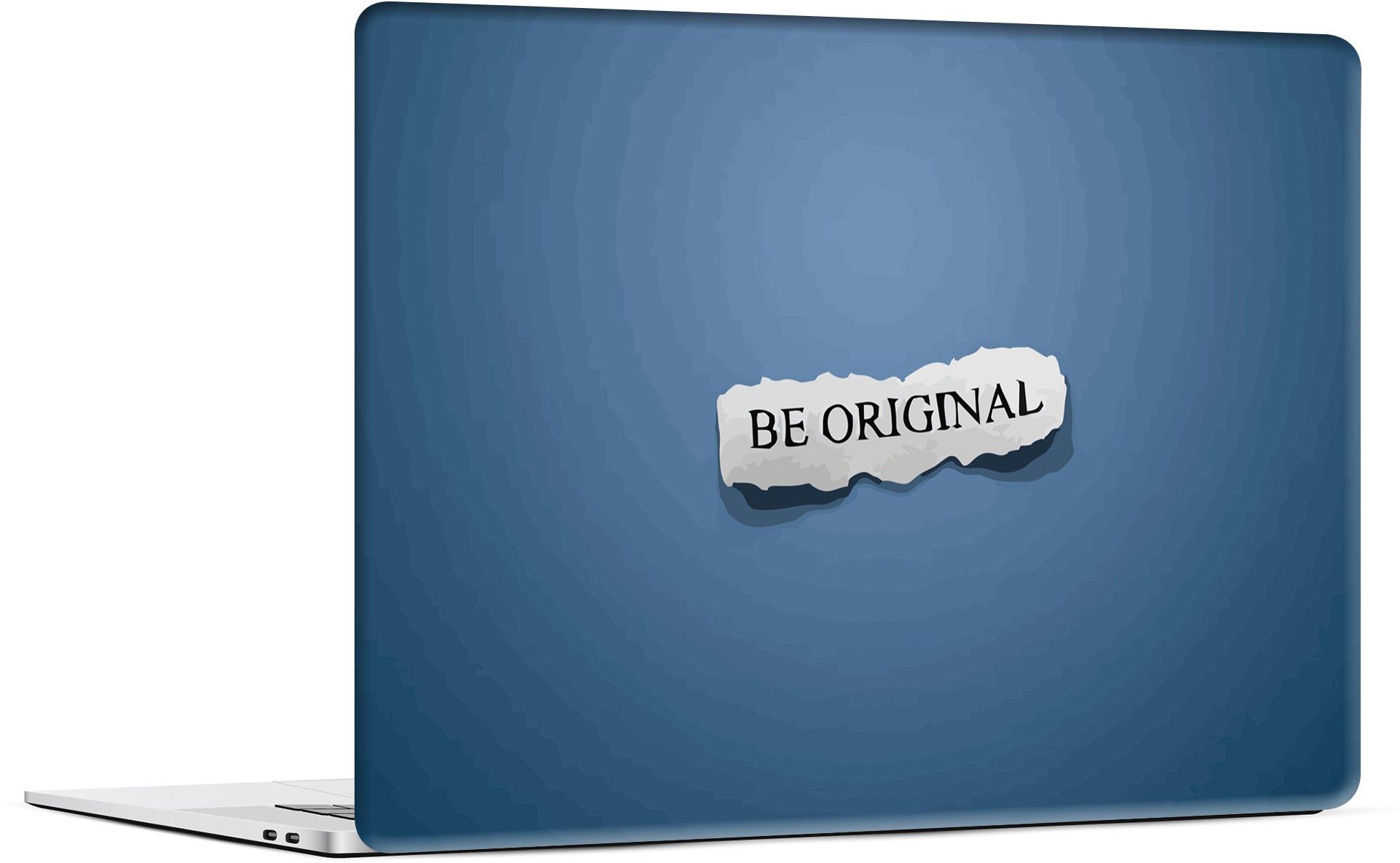 STICKER PRO Universal Laptop Skin Sticker with Extra Protective Layer - Be Original Blue Premium PVC Self Adhesive Vinyl Laptop Skin Compatible for 14 inch-image-43