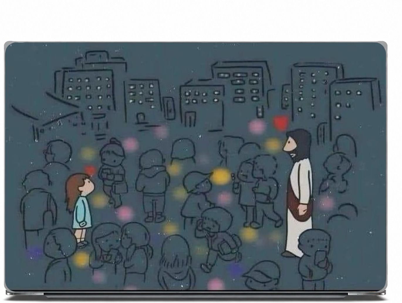 Unique Enterprises LAPTOP SKIN STICKER 15X10 INCH DP348 VINYL Laptop Skin Compatible for 15 inch-picture-49