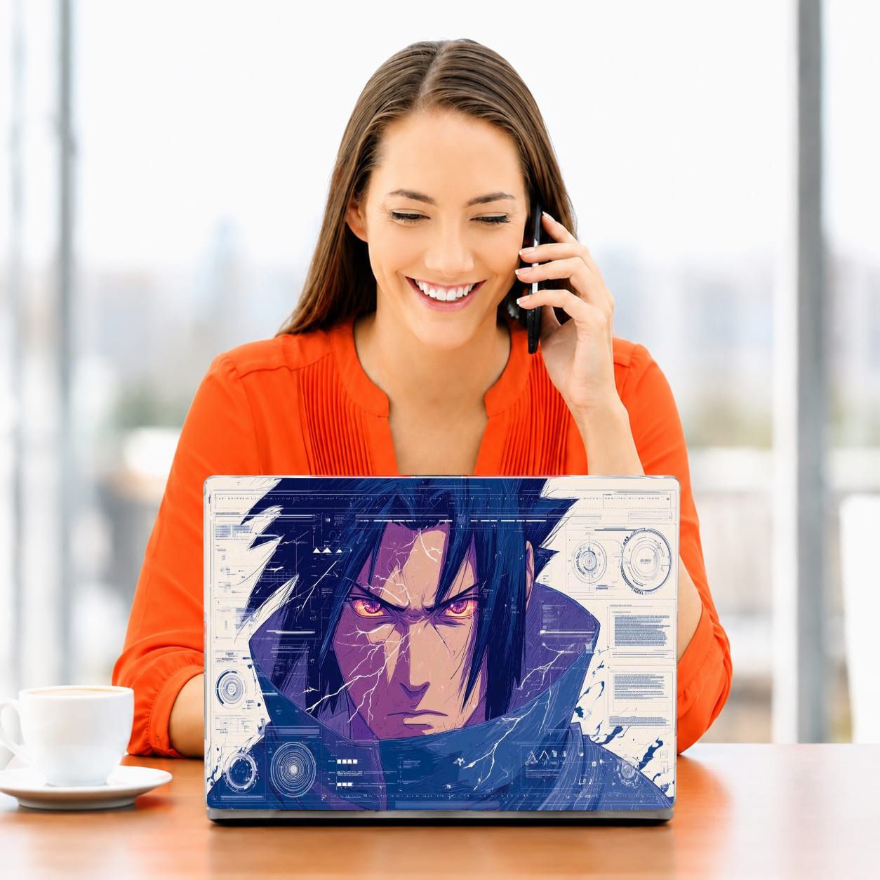 Khatushyam ASTHETIC LAPTOP SKIN STICKER 15X10 INCH CPMTPL610 VINYL Laptop Skin Compatible for 15 inch-image-40