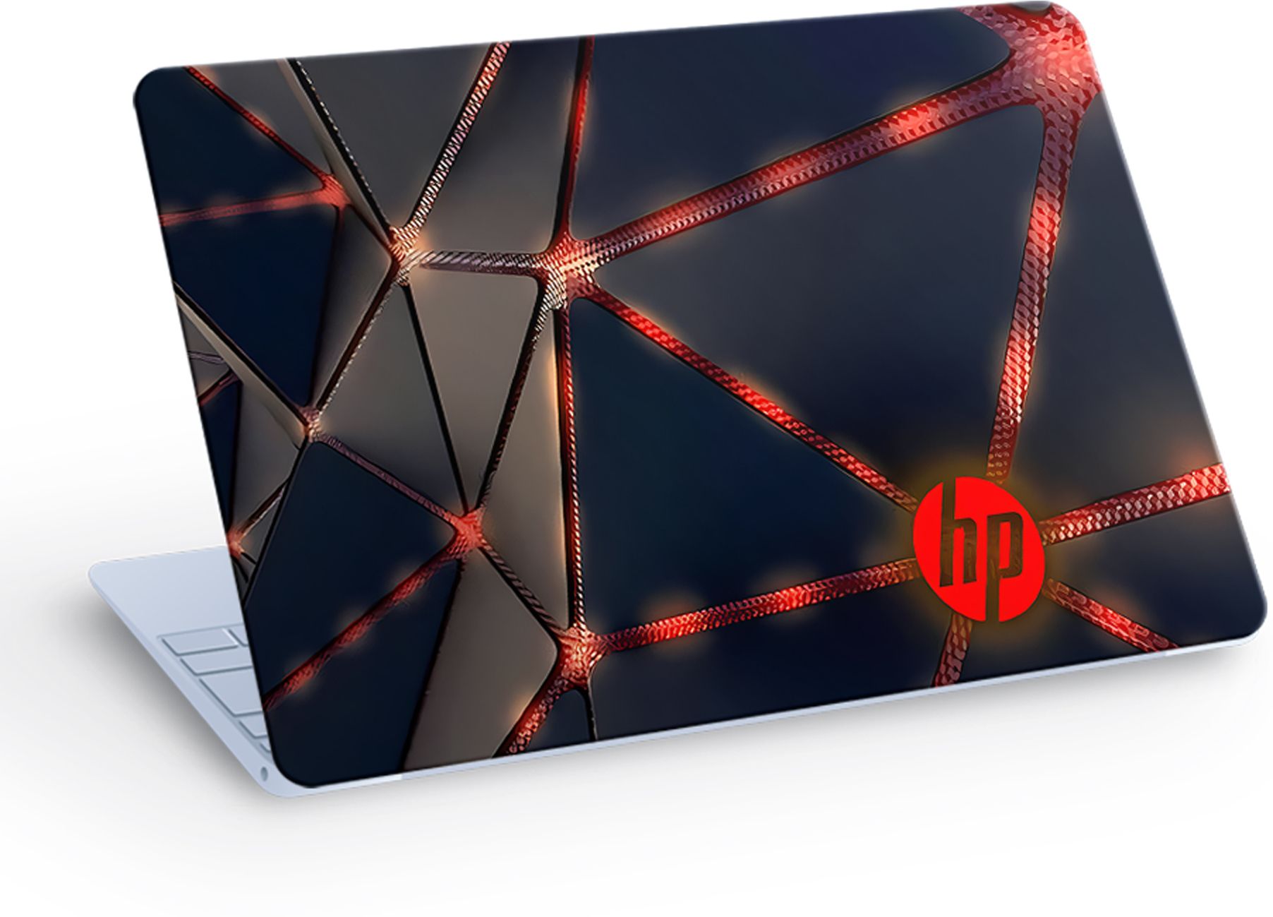 Inkykart H-133 Only Back Laptop Sticker/Cover Laminated-Removable-BubbleFree-HD Quality. vinly Laptop Skin Compatible for 15.6 inch-image-18