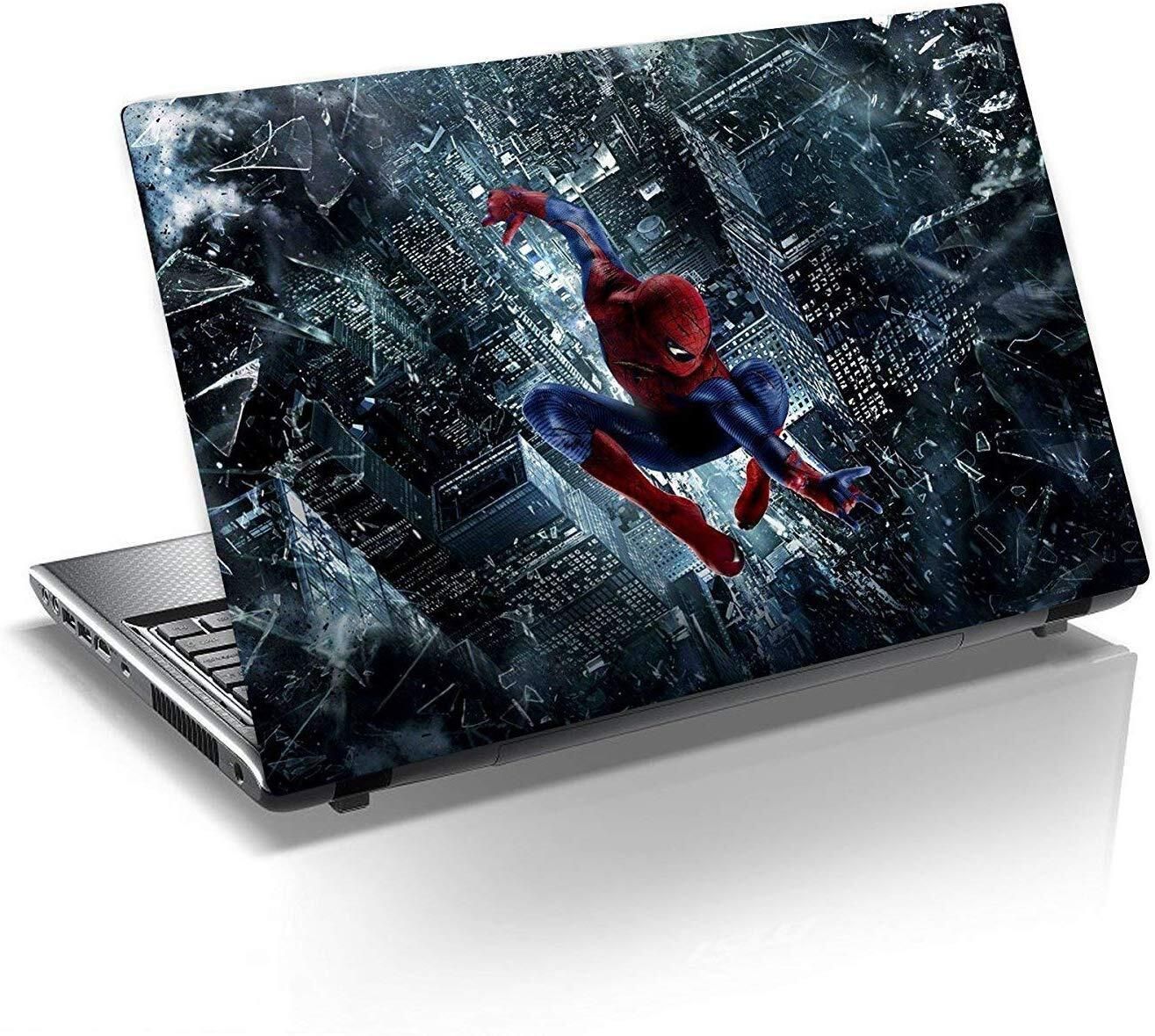 WALLTON Spider-Man HD Quality Vinyl Laptop Skin for All Models Up to 11.6" - 15.6" Inch Self Adhesive Stretched Vinyl Laptop Decal 15.6-image-31