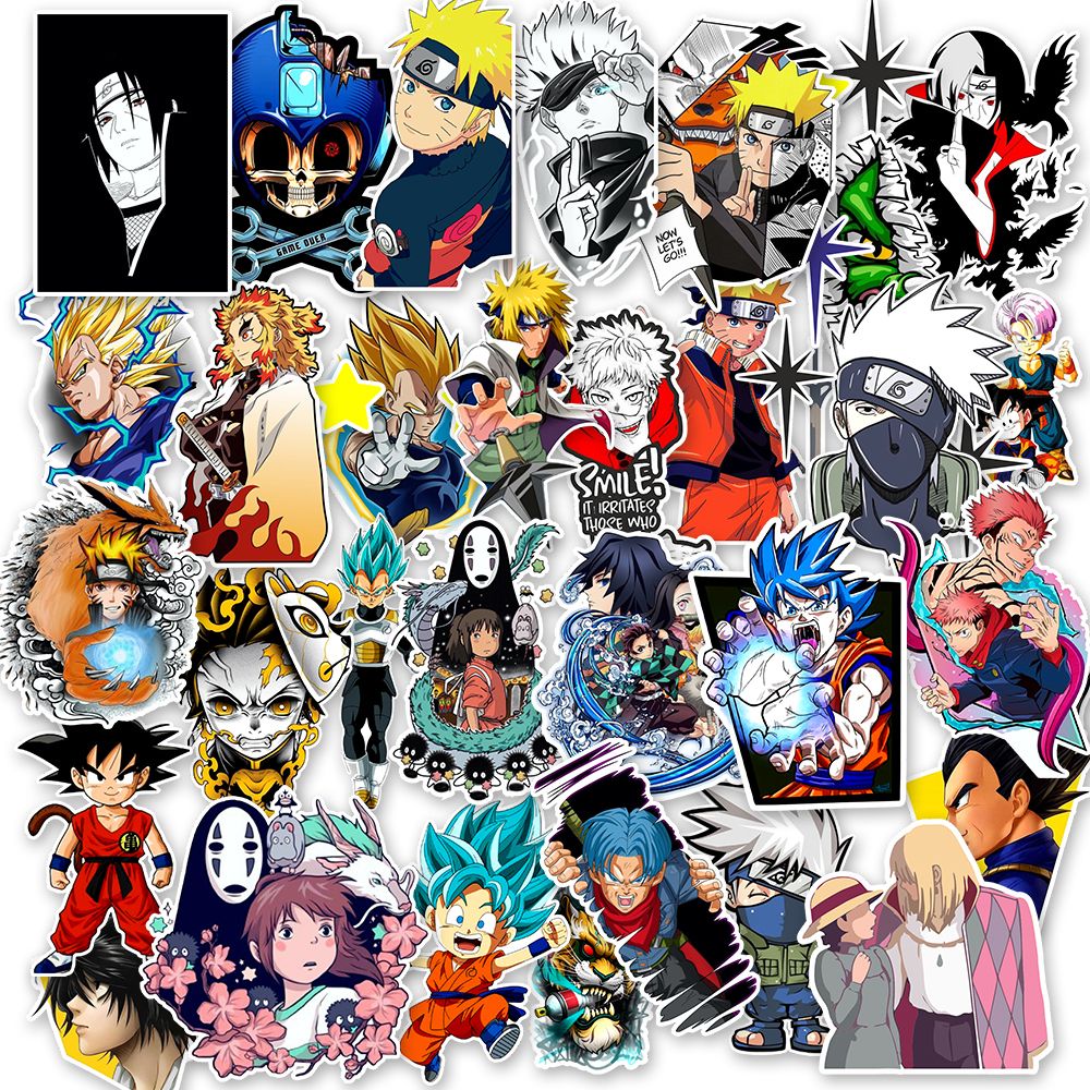 dzazner 40 Pcs Anime Lets Go Waterproof Vinyl Laptop Decal Skin Sticker Self Adhesive Vinyl Reusable Laptop Skin Compatible for 15.6 inch-image-15