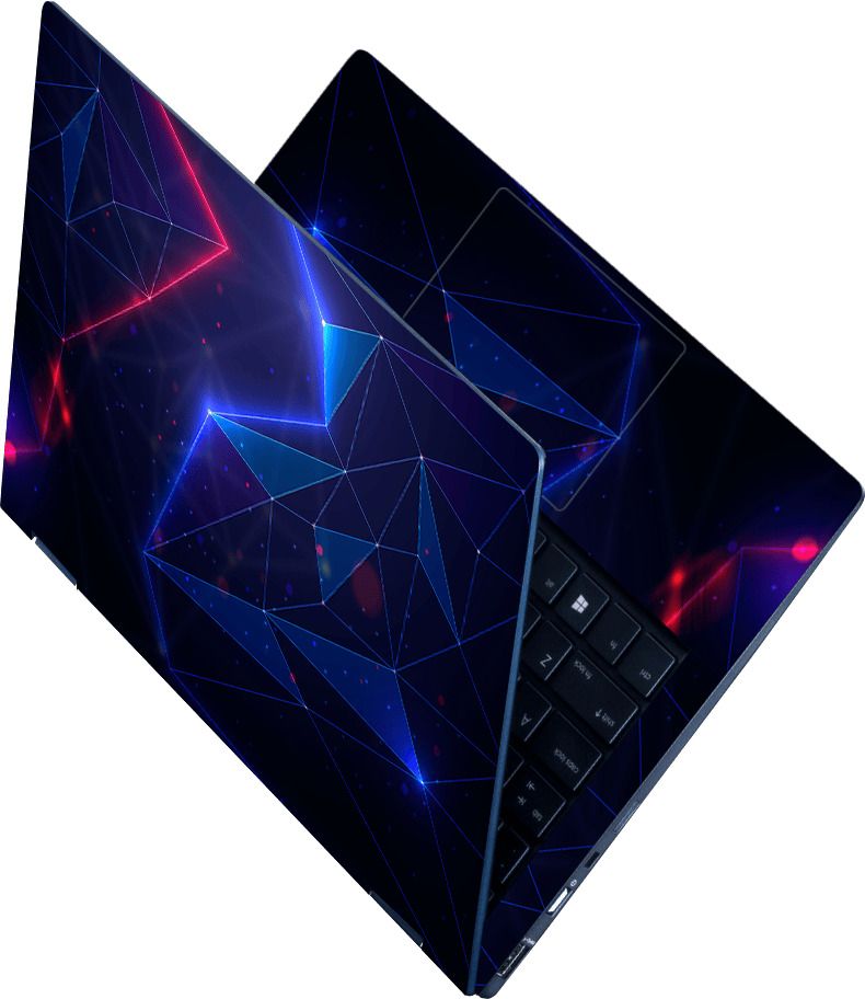 Flipkart SmartBuy Full Body Laptop Skin Sticker - Abstract Realistic Technology Particle Self Adhesive Vinyl Laptop Skin Compatible for 15.6 inch-image-26