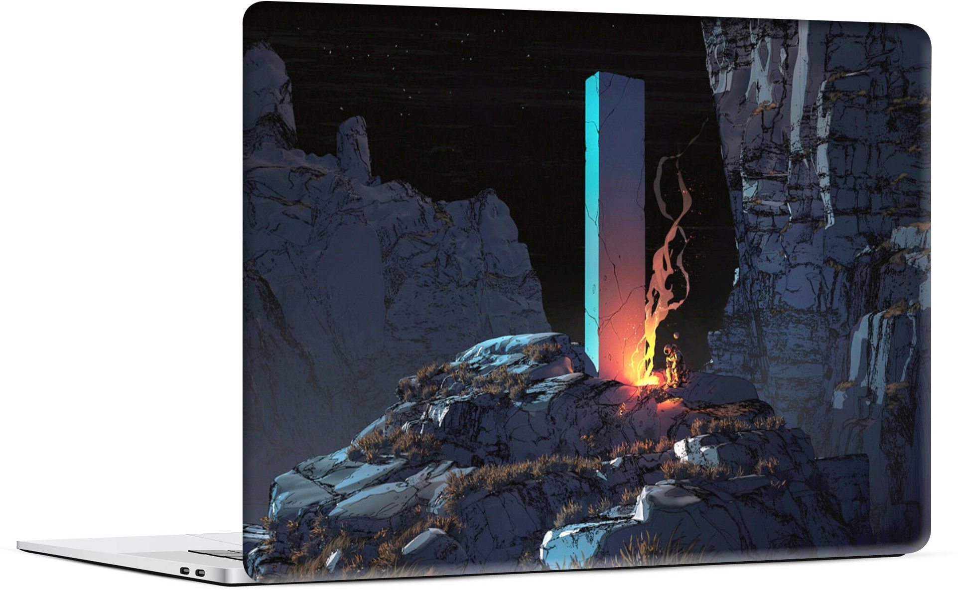 STICKER PRO Universal Laptop Skin Sticker with Extra Protective Layer - Astronaut Fire Premium PVC Self Adhesive Vinyl Laptop Skin Compatible for 15.6 inch-picture-13