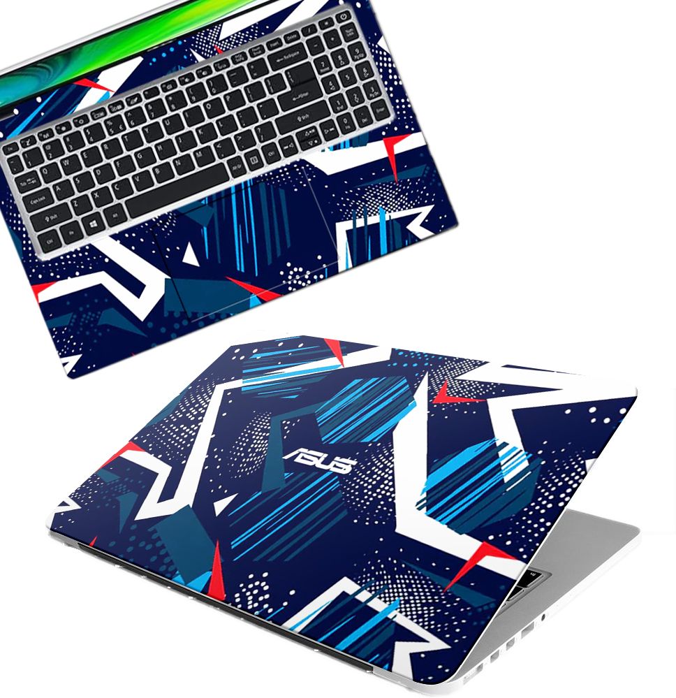Inkykart Full Body Pattern 162 Laptop Skin Sticker HD Quality Upto 15.6 For Asus. Vinyl Laptop Skin Compatible for 15.6 inch-image-40