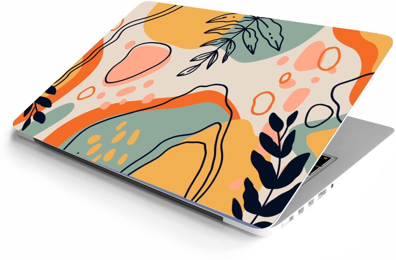 NoWorries florl Laptop skin / girls laptop sticker Size 11*16 sticker /decal VINYL Laptop Skin Compatible for 15.6 inch-image-10