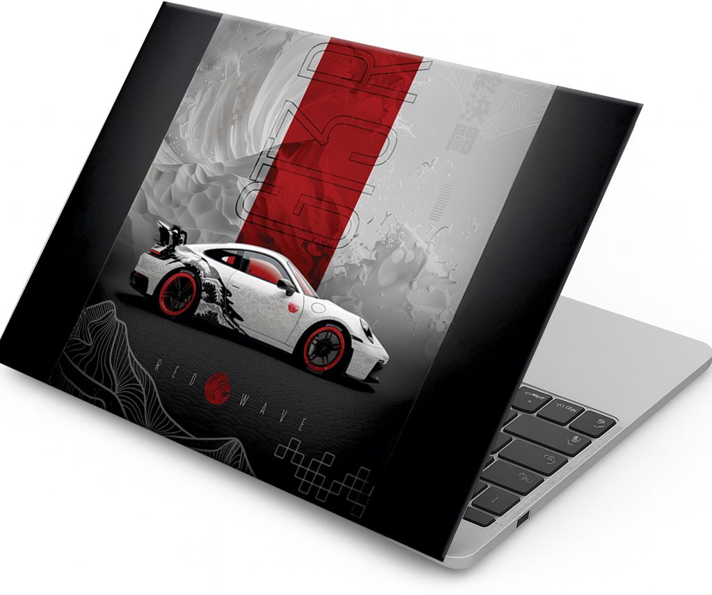 TYUSO RACING CAR Vinyl Wrap – Premium Matte Finish, Scratch Resistant & Waterproof Laptop Skin Compatible for 15.6 inch-image-27