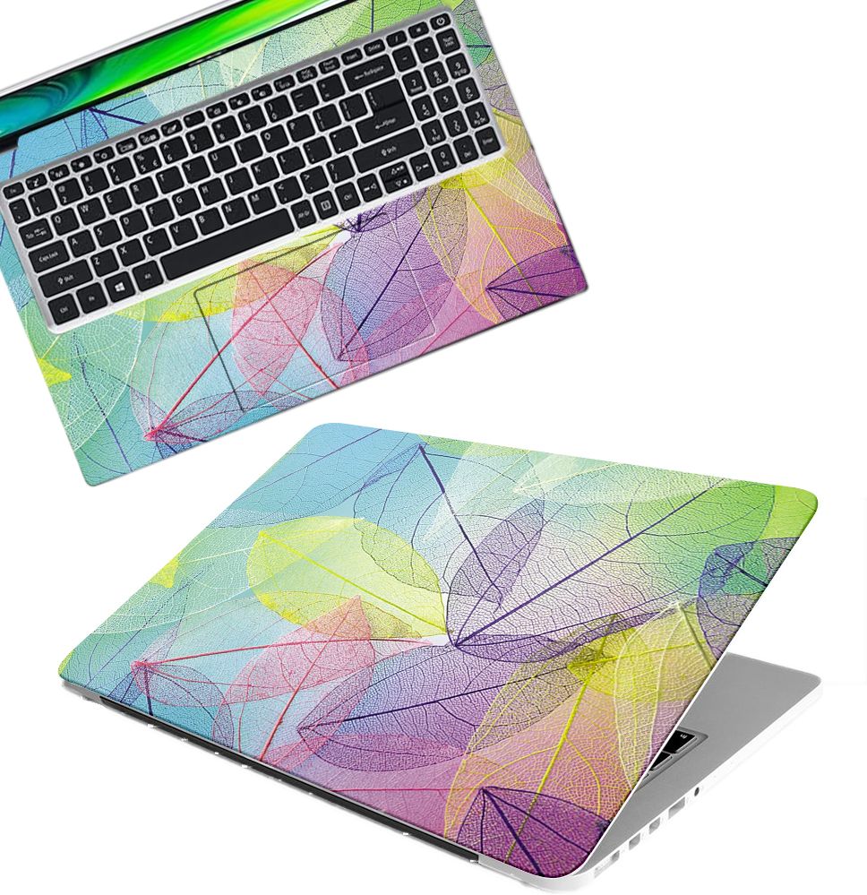 Inkykart Full Body Floral 43 Laptop Skin Sticker HD Quality Upto 15.6 For All Laptops Vinyl Laptop Decal 15.6-image-29