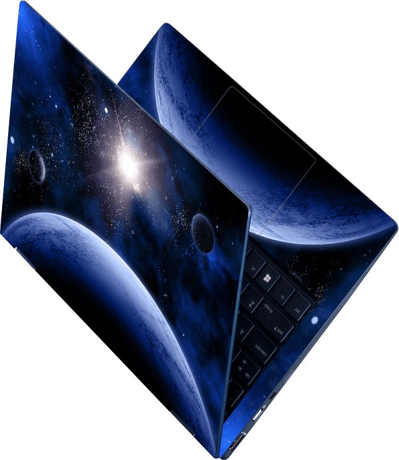 Flipkart SmartBuy Full Body Laptop Skin Sticker - 3D Space Scene Self Adhesive Vinyl Laptop Decal 15.6-image-23
