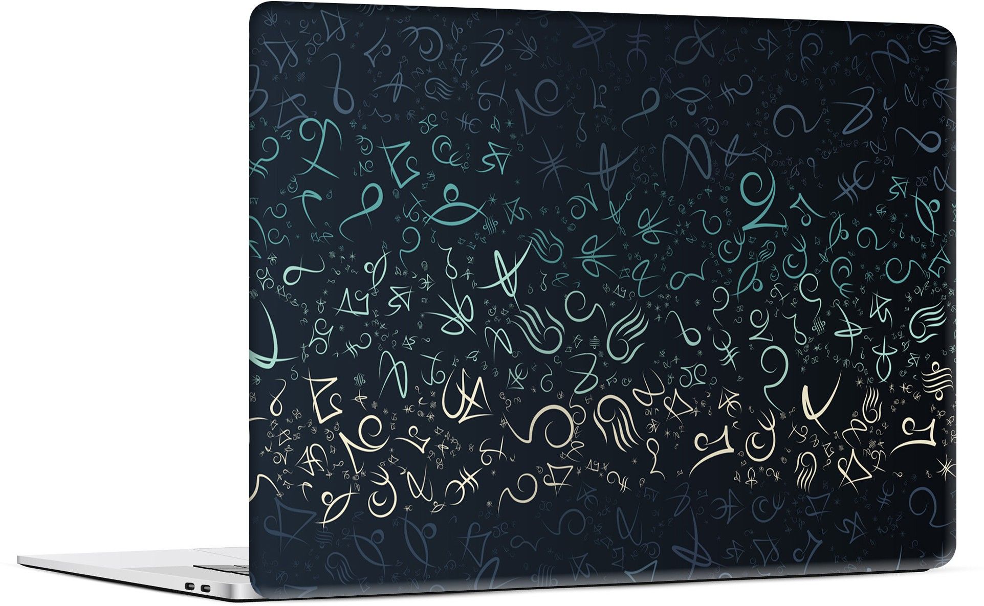 STICKER PRO Universal Laptop Skin Sticker with Extra Protective Layer - Ancient Symbols Premium PVC Self Adhesive Vinyl Laptop Skin Compatible for 14 inch-picture-18