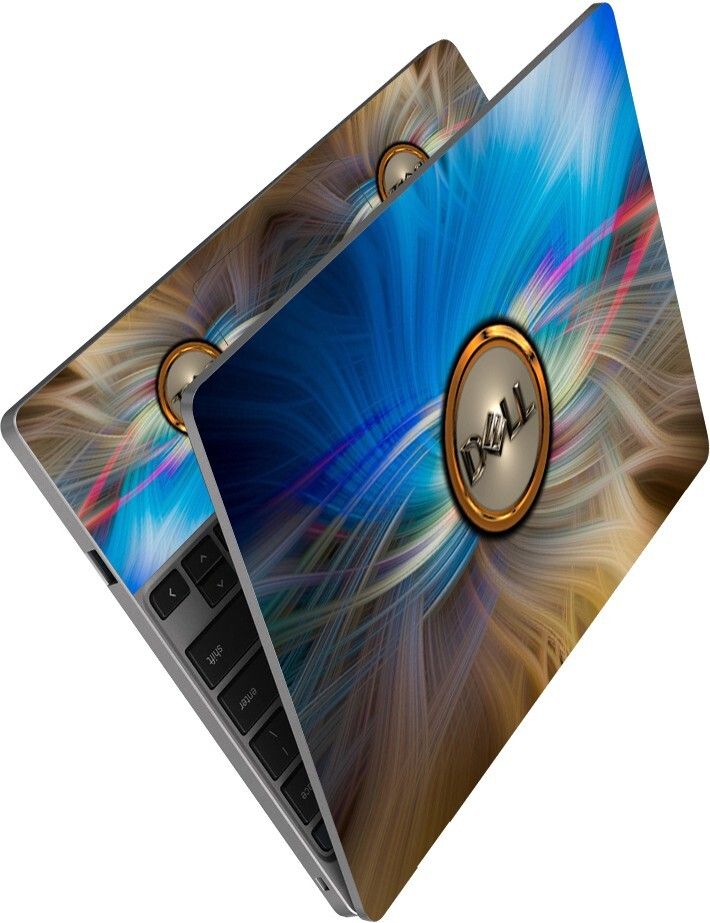 Anweshas HD Printed Full Panel Laptop Skin Sticker Vinyl Fits Size Upto 15 inches No Residue, Bubble Free, Waterproof - Dell Logo Art Self Adhesive Vinyl Laptop Decal 15.6-image-5