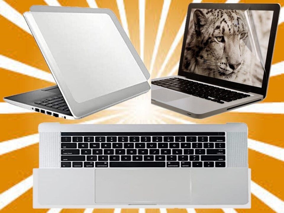 ANJO Lamination Laptop Trackpad-Back Side-Laptop Screen Guard 14 Inch Transparent Vinyl Laptop Decal 14-image-3