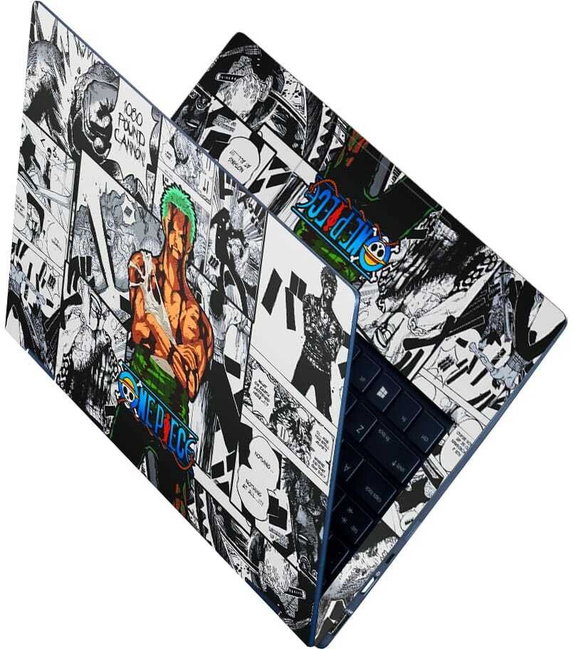 Flipkart SmartBuy Full Body Laptop Skin Sticker - Anime One Piece Roronoa Zoro Manga Self Adhesive Vinyl Laptop Decal 15.6-image-45
