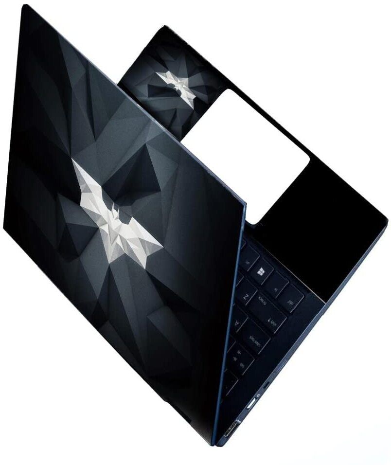 Skinny Full Laptops Skin Bubble-Free HD Quality Sticker FBD_SK-6_Bat Logo Crystal Babble free Vinyl Reusable Laptop Skin Compatible for 15.6 inch-image-38