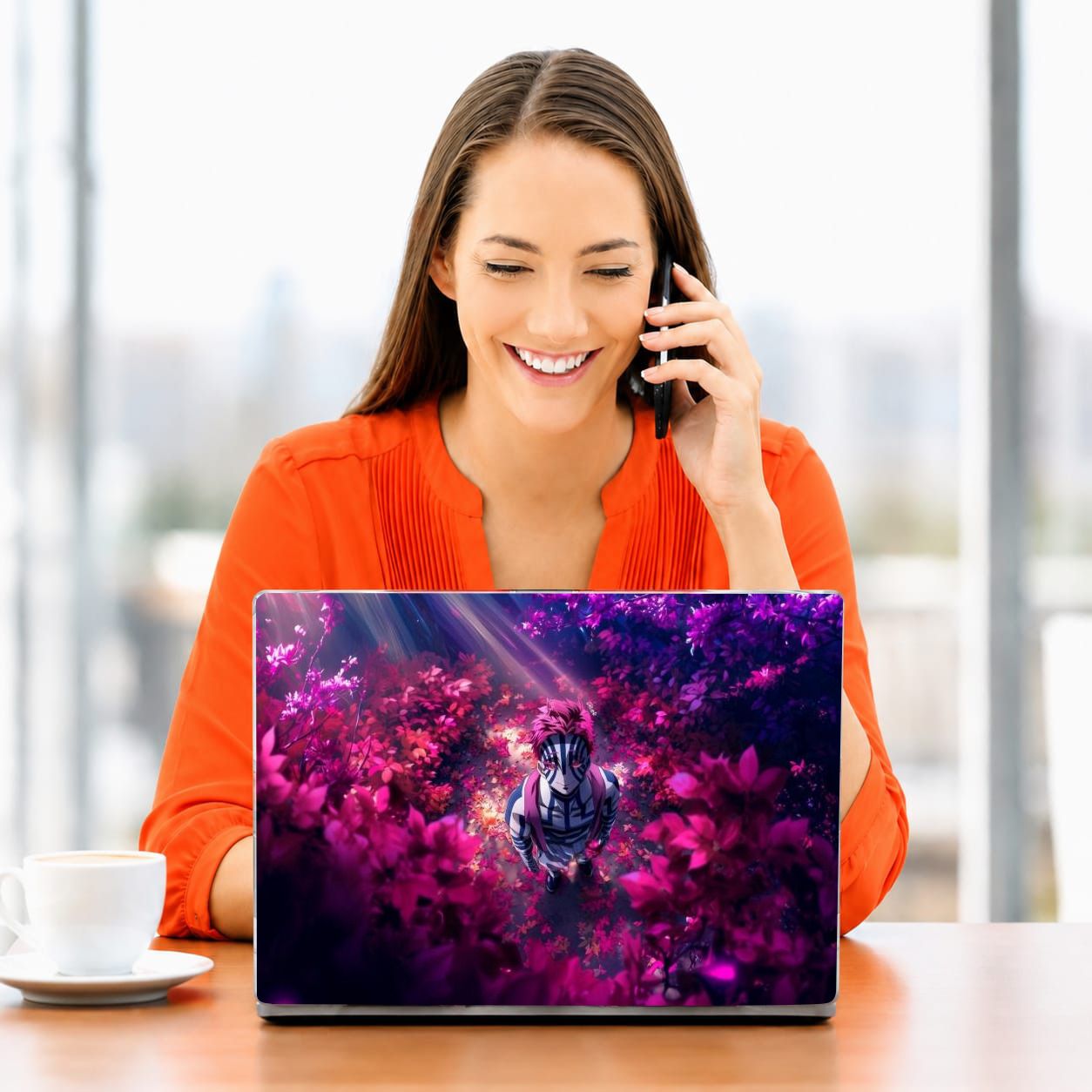 Khatushyam ASTHETIC LAPTOP SKIN STICKER 15X10 INCH CPMTPL040 VINYL Laptop Skin Compatible for 15 inch-image-45