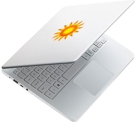 GlossyDesigns Full Body Laptop Skin Sticker For Laptop Size Upto 15.6 inch - Day Dreaming Premium Vinyl Laptop Decal 15.6-image-39
