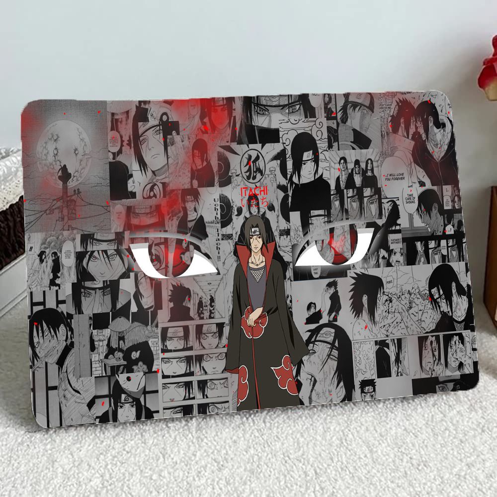 Replix Vinyl Itachi Uchiha Anime Laptop Skin Laptops Vinyl Laptop Decal 15.6
