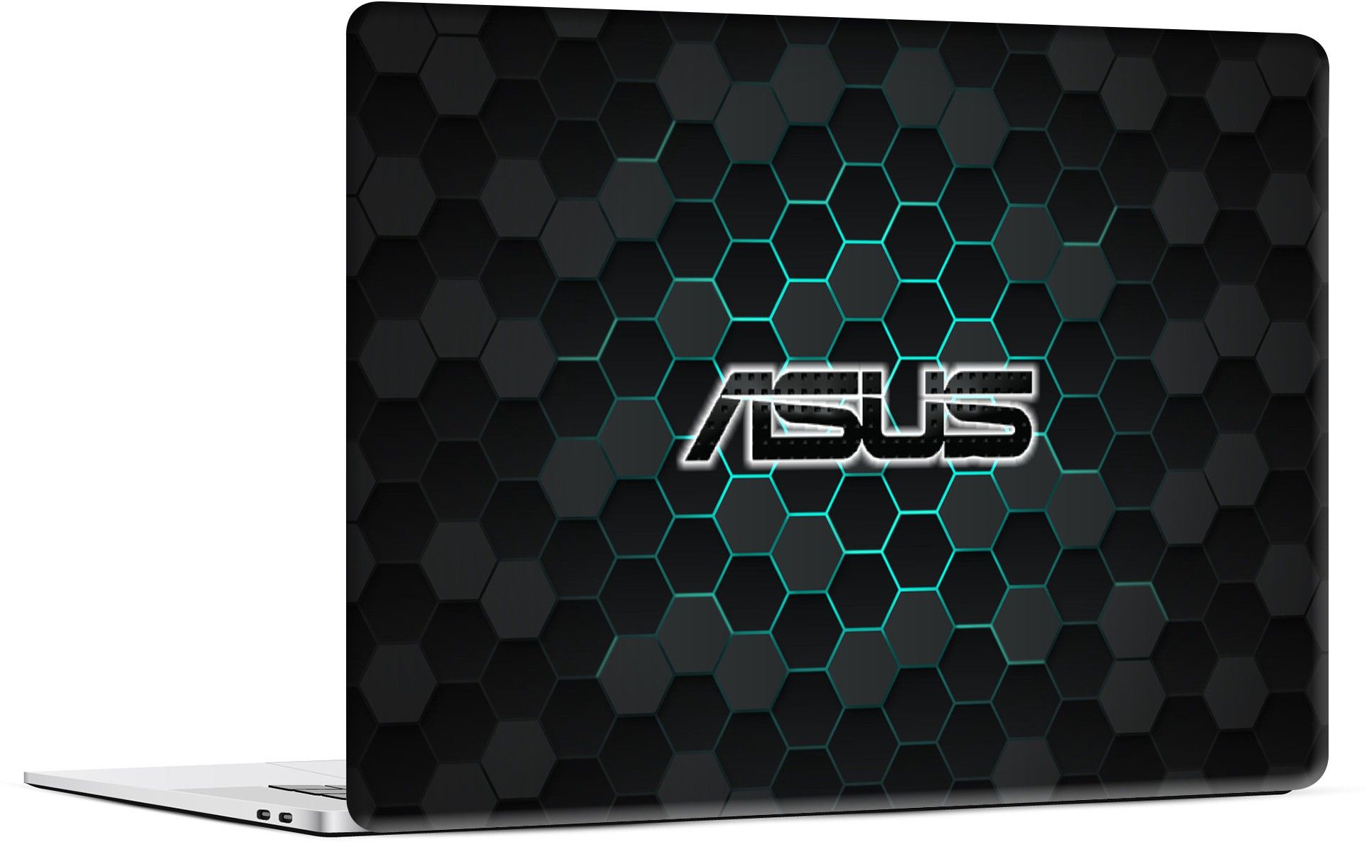 STICKER PRO Universal Laptop Skin Sticker with Extra Protective Layer - Asus Black Honeycomb Premium PVC Self Adhesive Vinyl Laptop Decal 13-picture-12