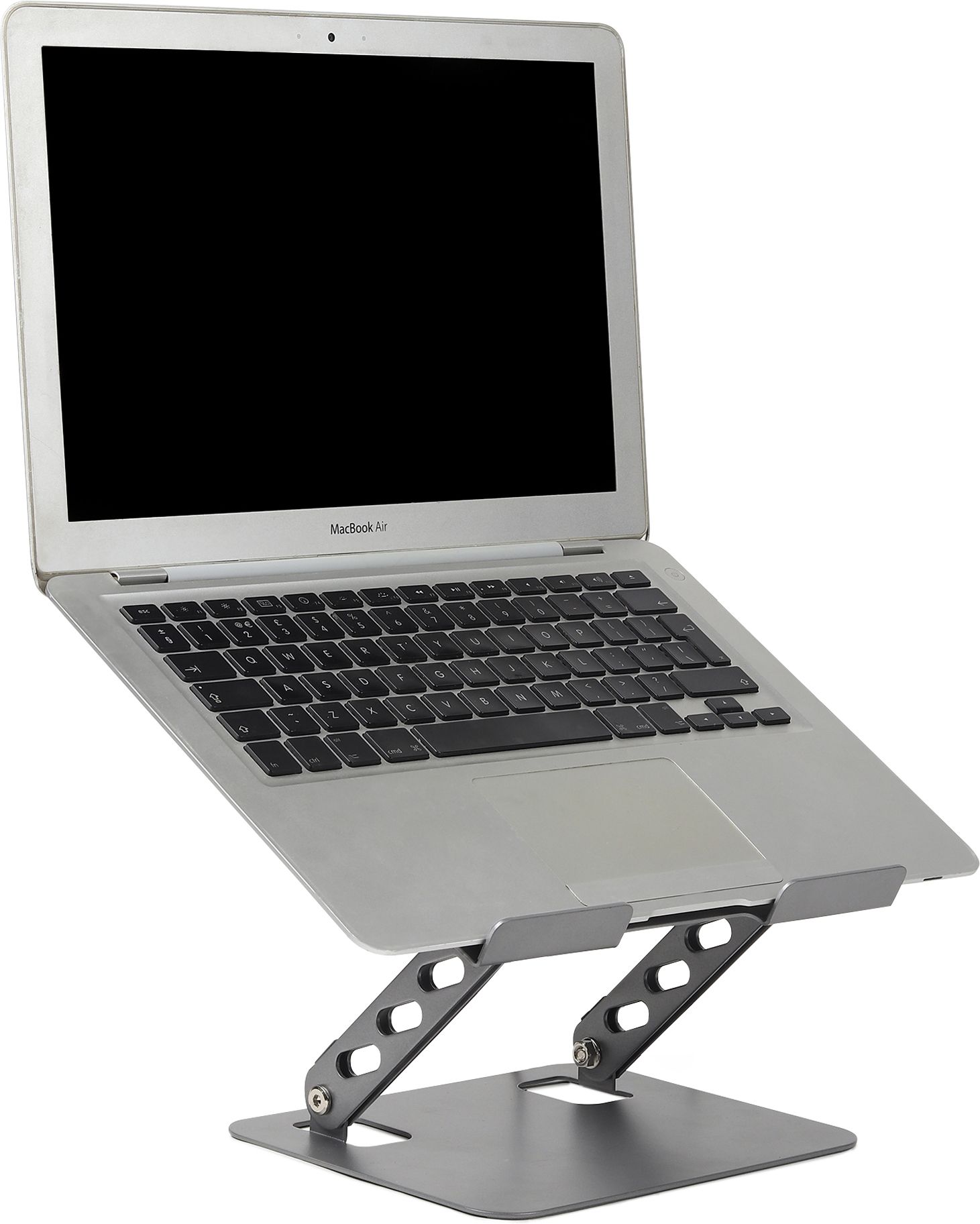 Flipkart SmartBuy Laptop Stand With Cooling pad Laptop Stand with Cooling Fan (Silver)| Adjustable Height & Angle Aluminium Desk Stand Rotatable Laptop Stand with Adjustable Height Compatible with Universal Laptops-image-46