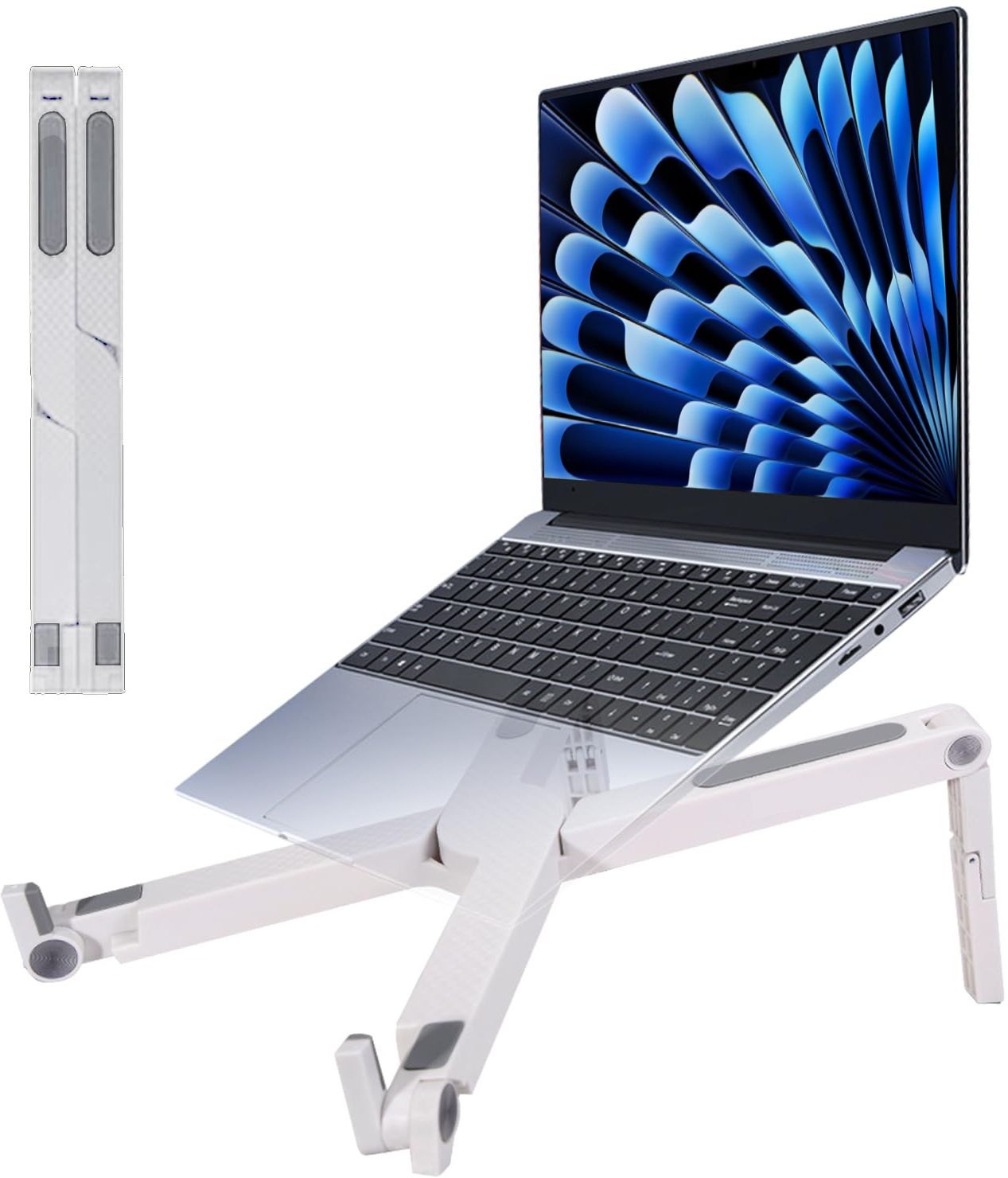 Aliens Foldable Laptop Stand – 2-Level Height Adjustable Laptop Stand-image-27