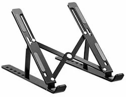 Hecton Plastic Flexible Leptop stand Plastic Floor and Desk Stand Rotatable Laptop Stand with Adjustable Height Compatible with Universal Laptops-image-47
