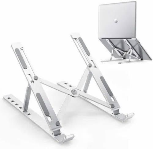 Arceus Portable Aluminium Laptop Stand with Adjustable Angle, Lightweight D311 Adjustable Aluminium Laptop Stand for Office, Work from Home and Study J311 Aluminium Rotatable Laptop Stand with Adjustable Height Compatible with Universal Laptops-image-46