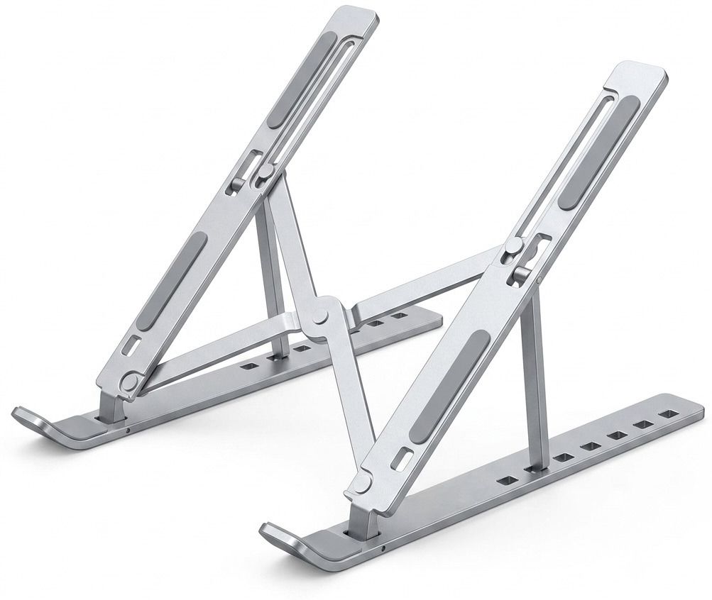 Hatrine LS-SL-01 Aluminium Laptop Stand with Adjustable Height Compatible with Universal Laptops-image-4