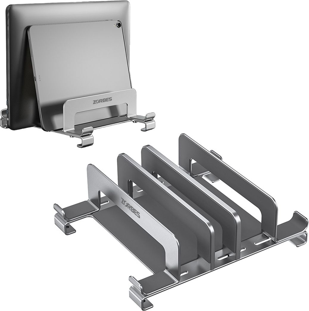 ZITRONIX Laptop Tablet Stand Multi Device Adjustable Stainless Steel Desk Holder Laptop Tablet Multi Device Stand Stainless Steel Desk Stand Laptop Stand Compatible with Universal Laptops-image-14