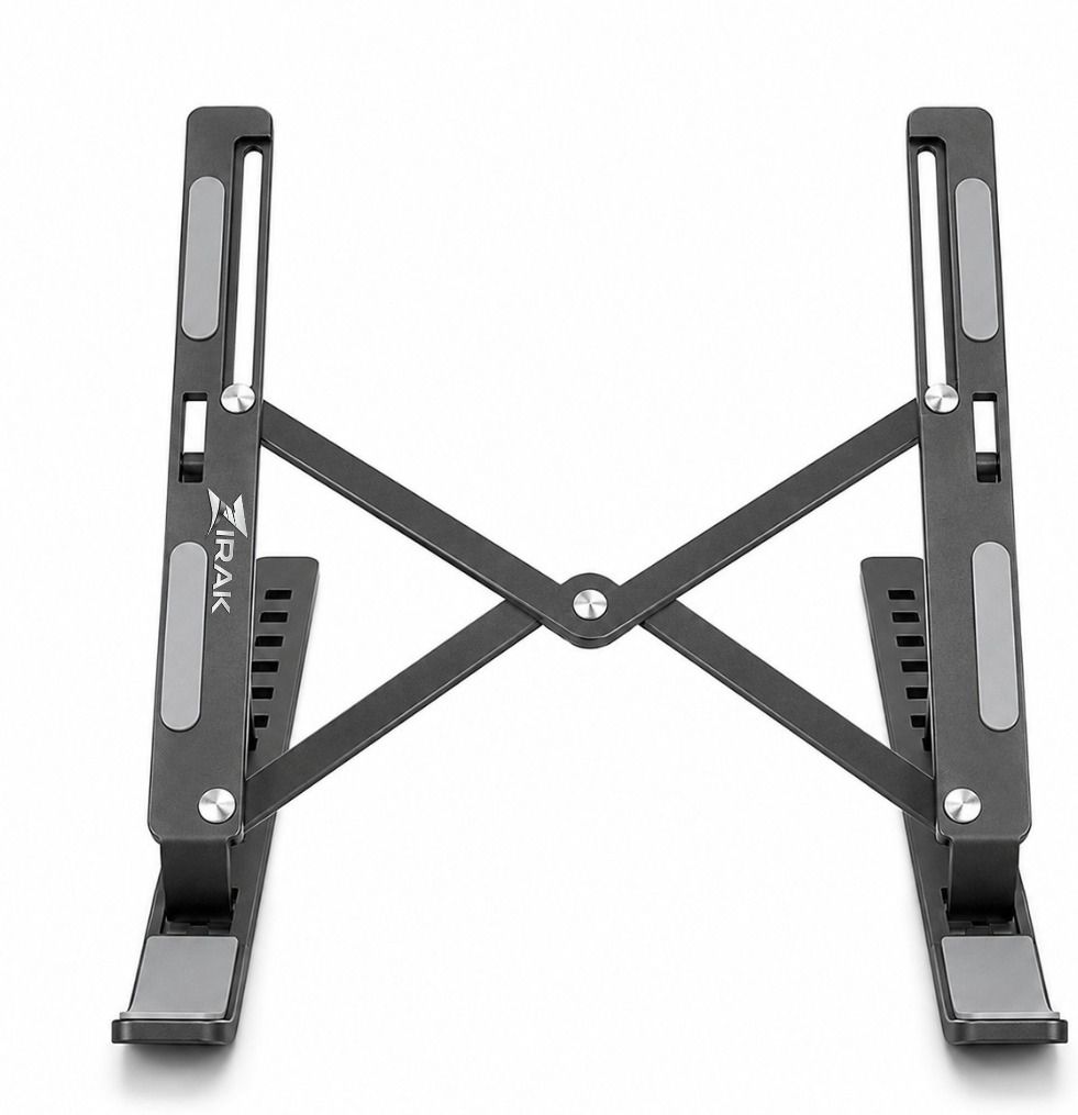 ZIRAK Adjustable Laptop Stand with Open Design for Better Heat Dissipation Adjustable Laptop Stand with Open Design for Better Heat Dissipation Iron Laptop Stand with Adjustable Height Compatible with Universal Laptops-image-17