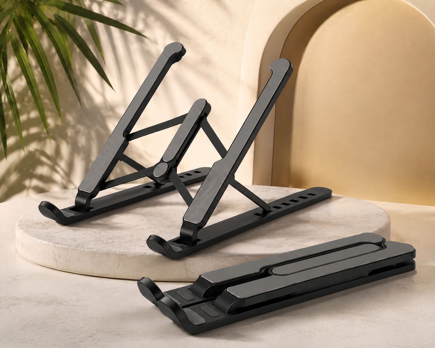 EMPIREOFRAWANA Adjustable angle and Foldable silver Laptop Desk Stand EOR-021.13 Aluminium, Stainless Steel Laptop Stand with Adjustable Height Compatible with Universal, 26 - 35 cm Laptops-image-25
