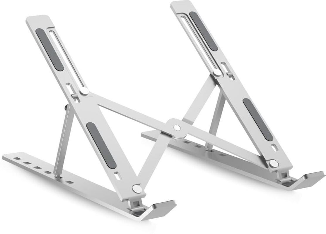 Viktarma Laptop Stand | 7 Angles Adjustable , Anti Slip Pads & Compatible with Laptops Iron Rotatable Laptop Stand with Adjustable Height Compatible with Universal Laptops-image-19