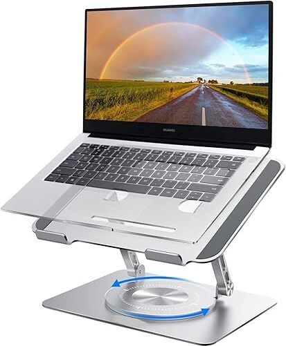 MBUYS MALL 360° Rotating, Foldable Aluminum Laptop Desk Stand 360° Rotating, Foldable Aluminum Laptop Desk Stand Laptop Stand-image-24