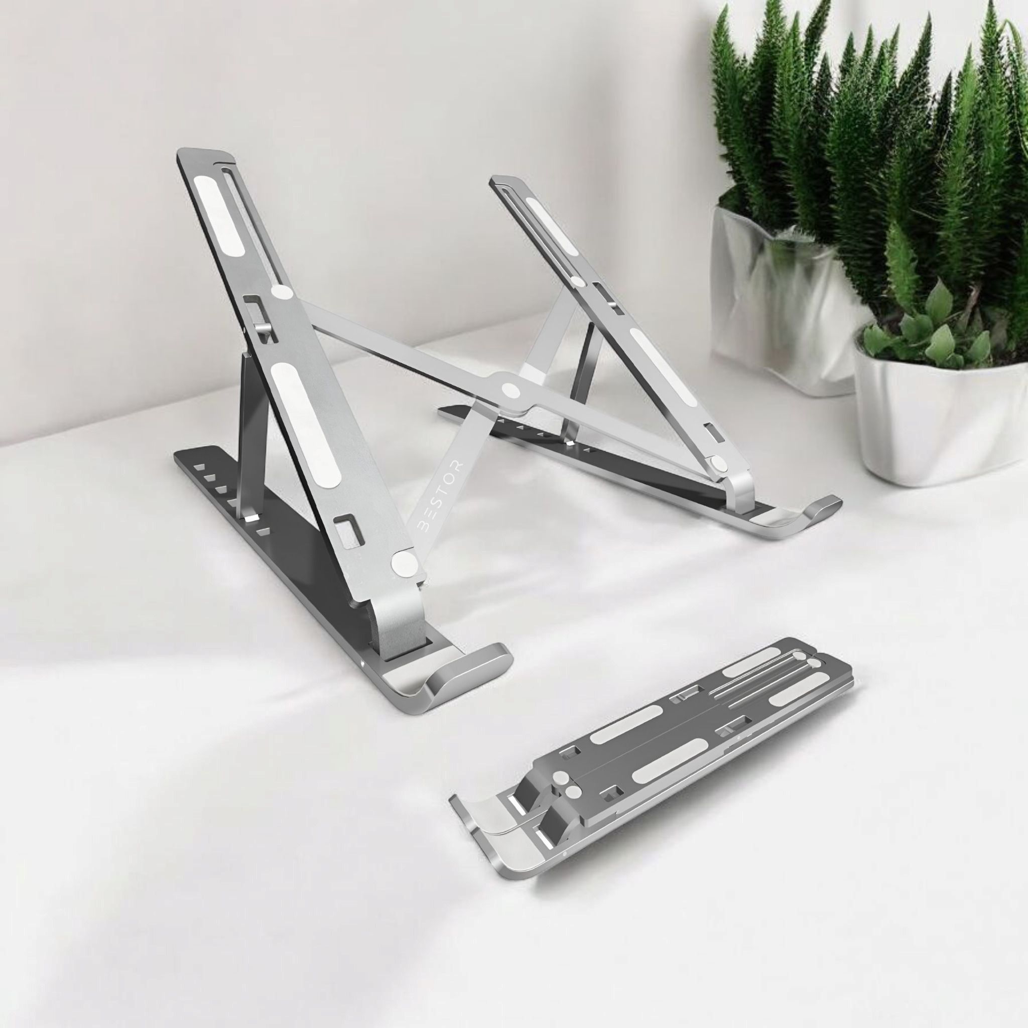 Contempoary My Buddy K Pro Ergonomic Portable Aluminium Laptop Stand QWE34Az Laptop Stand-image-14