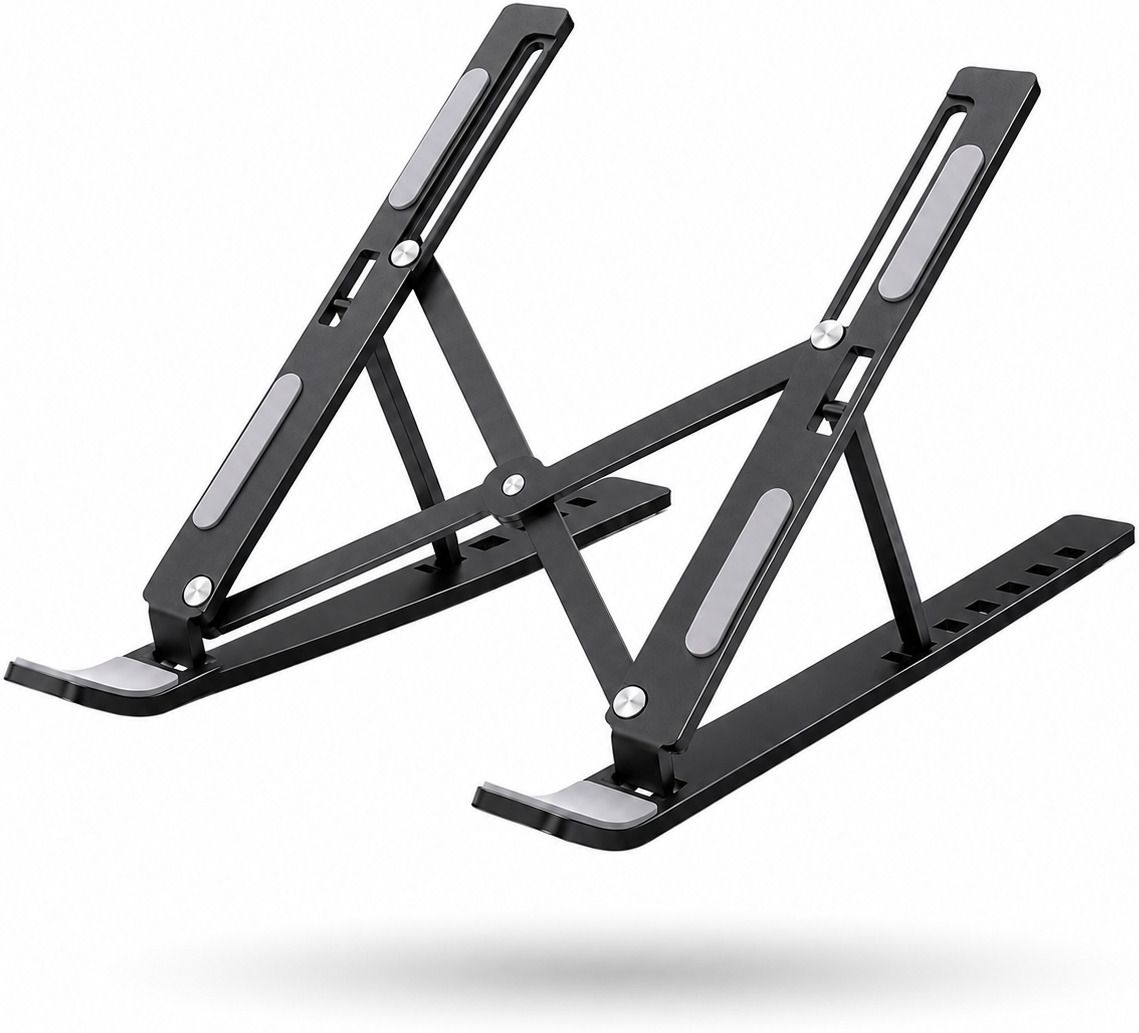 ZIRAK Laptop Stand with 7 Level Height Adjustment and Foldable Design Laptop Stand with 7 Level Height Adjustment and Foldable Design Iron Laptop Stand with Adjustable Height Compatible with Universal Laptops-image-16