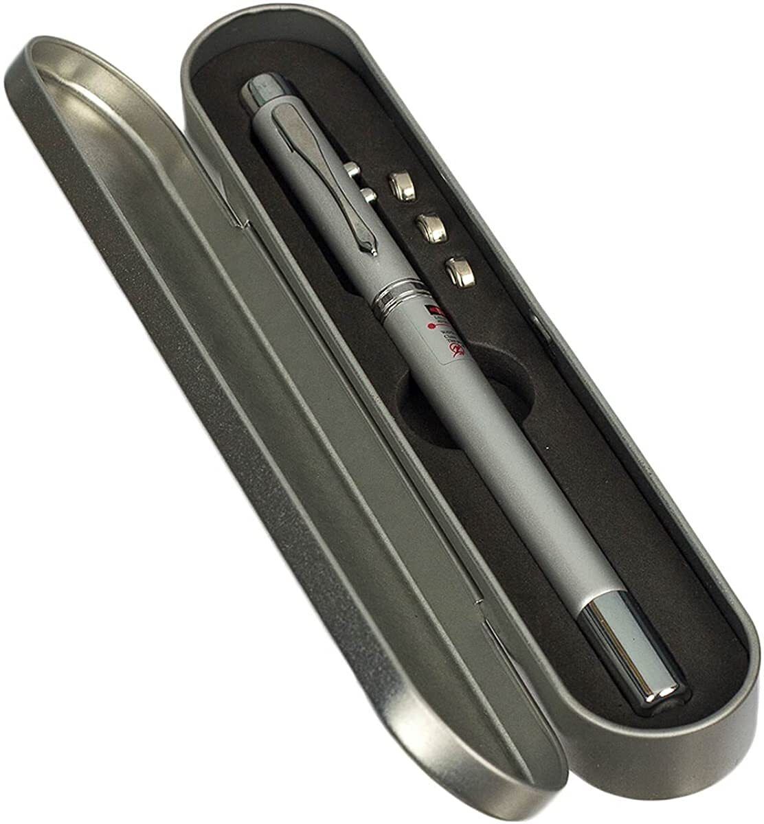 jazam 5 In 1 Multipurpose Gadget With Torch, Laser Pointer, Magnet,Pen In Gift Box A2-picture-35