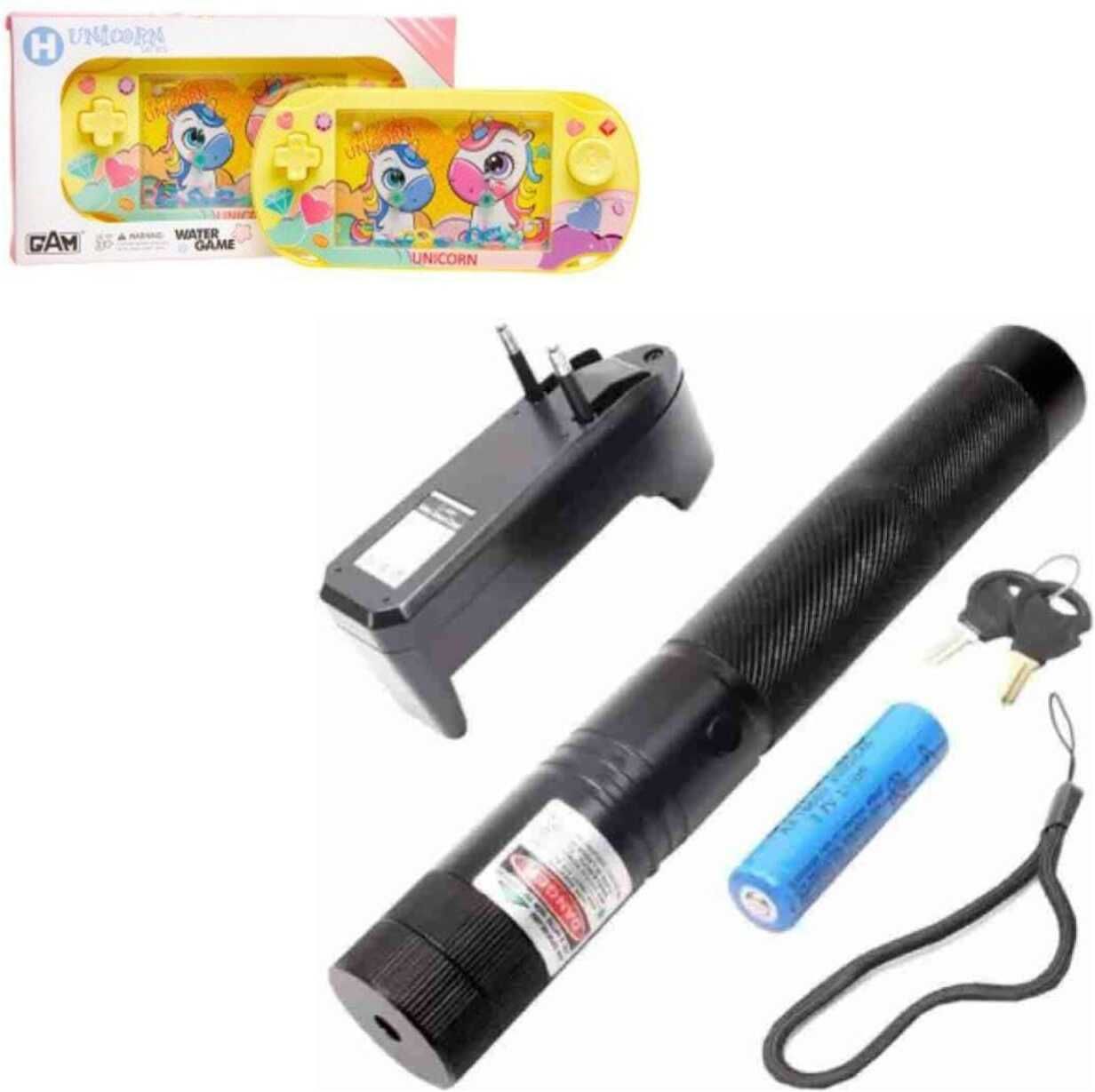 Premio Coppex Rechargeable Laser Pointer & Disco Pattern Light+ (Free Water Ring Game)-image-4